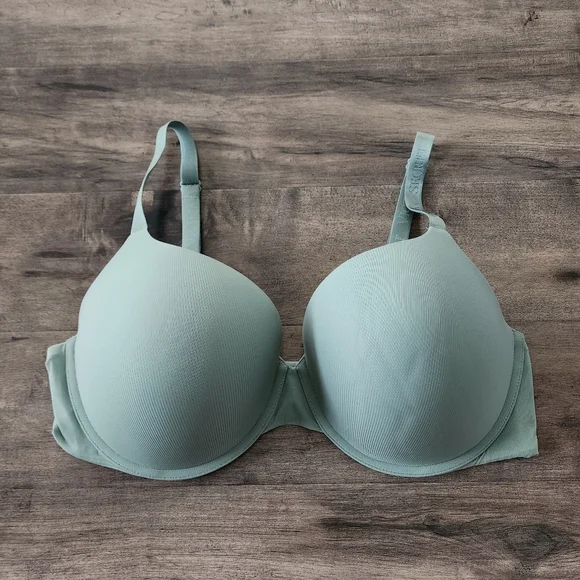 Victoria's Secret T-Shirt Push Up Full Coverage Green 40DD Bra - Picture 3 of 14